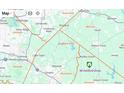 A map view showcasing the location of 90 Ashford Drive in relation to the surrounding area at 90 Ashford Dr, Oxford, GA 30054