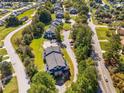 Aerial view showing community layout and landscaping at 9404 Cypress Ln, Jonesboro, GA 30238