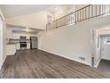 Eat-in kitchen with stainless steel appliances and laminate floors at 3144 Granada, Atlanta, GA 30344