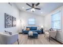 Bright living room with modern decor and vaulted ceiling at 116 Turman Se Ave, Atlanta, GA 30315