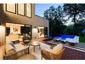 Relaxing patio with seating area overlooking the pool at 3566 Cantrell Ne Rd, Atlanta, GA 30319