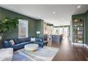 Open concept living room with a view into the kitchen at 308 Gibson Se St, Atlanta, GA 30316