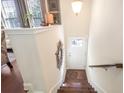 Interior view of staircase leading to lower level; bright and spacious at 3155 Boldmere Se Trl # 3, Smyrna, GA 30080