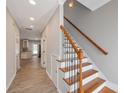 Bright entryway with tile flooring and staircase at 5321 Sherwin Dr, Norcross, GA 30093