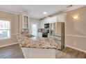 Kitchen with granite countertops and stainless steel appliances at 5321 Sherwin Dr, Norcross, GA 30093