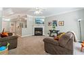 Spacious living room with fireplace and open floor plan at 1968 Drennon Ave, Austell, GA 30106