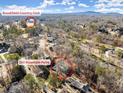 Aerial view showing home's location in Brookfield Country Club community at 220 Mountain Pt, Roswell, GA 30075