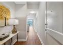 Bright and airy entryway with hardwood floors and neutral walls at 2795 Peachtree Ne Rd # 703, Atlanta, GA 30305