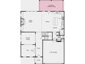 Main floor plan showcasing a kitchen, dining area, great room, and two-car garage at 525 Nolden Trl, Dacula, GA 30019