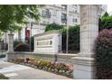 Mayfair building entrance with landscaped walkway at 199 14Th Ne St # 1512, Atlanta, GA 30309