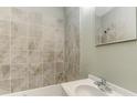 Clean bathroom with tiled shower and vanity at 1116 Northwest Nw Dr, Atlanta, GA 30318