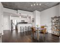 Modern kitchen with stainless steel appliances and dark countertops at 860 Peachtree Ne St # 2605, Atlanta, GA 30308