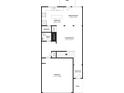 First floor features kitchen, living room, dining room, garage and half bathroom at 3457 Sardis Bend Dr, Buford, GA 30519