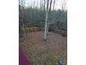 Large backyard with a wooden fence, offering privacy and plenty of space for outdoor activities at 95 Jenna Ln, Covington, GA 30016
