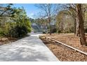 Long driveway leading to a spacious house on a wooded lot at 3133 Callie Still Rd, Lawrenceville, GA 30045