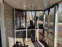 Screened porch looking out to backyard at 3965 Pecan Rd, Loganville, GA 30052