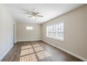 Bright living room with hardwood floors and large windows at 2182 Loring Ct, Decatur, GA 30032