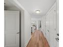 Light and bright hallway with hardwood floors at 200 River Vista Dr # 424, Atlanta, GA 30339