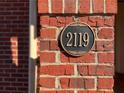 House number 2119 on a brick column at 2119 Gorman Se Grv # 126, Atlanta, GA 30316