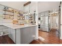 Modern kitchen with stainless steel appliances and island at 2671 Caldwell Ne Rd, Brookhaven, GA 30319