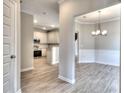 Modern kitchen featuring stainless steel appliances and granite countertops at 252 Eva Way, Cartersville, GA 30121