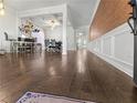 Bright and spacious entryway with hardwood floors at 3945 Silverthorn Trce, Cumming, GA 30028