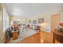 Spacious living room with hardwood floors and stylish furnishings at 719 Lynn Valley Sw Rd, Atlanta, GA 30311