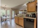 Eat-in kitchen with ample counter space and appliances at 121 Millwheel Dr, Villa Rica, GA 30180