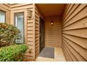 Front entrance with black door and sidelights at 1801 Parkaire Xing, Marietta, GA 30068