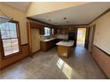Spacious kitchen with an island and wood cabinets at 4342 White Surrey Nw Dr, Kennesaw, GA 30144