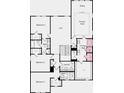 Second-floor layout of the home, including bedrooms, baths and a loft area at 3229 Shirecrest Ln, Dacula, GA 30019