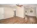 Open living space featuring hardwood floors and lots of natural light at 3519 Adkins Nw Rd, Atlanta, GA 30331