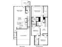 Detailed floor plan showcasing the layout of the home's two floors at 2113 Avalon Rdg, Conyers, GA 30013