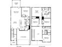 Two-story home floor plan with 5 bedrooms and 3 baths at 2030 Avalon Rdg, Conyers, GA 30013