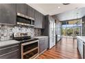 Modern kitchen featuring stainless steel appliances and designer backsplash at 3400 Malone Dr # 320, Atlanta, GA 30341