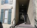 Exterior access to second floor condo units at 9400 Roberts Dr # 1C, Atlanta, GA 30350