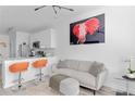 Modern kitchen with stainless steel appliances and white cabinetry at 525 Parkway Ne Dr # 404, Atlanta, GA 30354