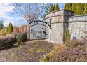 Stone entrance sign for Heron Pond community at 124 Heron Xing, Woodstock, GA 30188