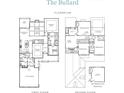 Two-story home floorplan with 4 bedrooms, 3 bathrooms, and a 2-car garage at 488 Broom Dr, Cumming, GA 30040