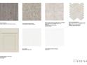 Material samples including flooring, carpet, countertops, and tile at 131 Bennett Farm Dr, Loganville, GA 30052