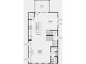 Shows a kitchen, great room, dining area, deck and half-bath at 3260 Durston Ct, Dacula, GA 30019
