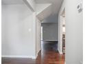 Dark hardwood floors in a hallway leading to the living areas at 1867 Myrtle Sw Dr # 26, Atlanta, GA 30311