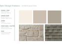 Image showing exterior paint, siding, stone, and roof selections at 551 Southland Cir, Canton, GA 30115