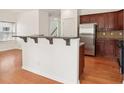 Kitchen with stainless steel appliances and wood cabinets at 3136 Mercer University Dr # 6, Chamblee, GA 30341