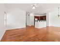 Kitchen features hardwood floors and a breakfast bar at 3136 Mercer University Dr # 6, Chamblee, GA 30341