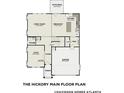 Main floor plan showcasing kitchen, Gathering room, study, and two-car garage at 00 Riverwood Dr, Dallas, GA 30157