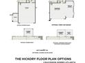 Optional floor plans for garage, covered porch, and screened porch at 00 Riverwood Dr, Dallas, GA 30157