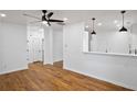 Bright living room featuring hardwood floors and recessed lighting at 1273 Oakland Sw Ter, Atlanta, GA 30310