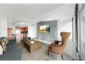 Spacious living room with open floor plan and modern decor at 250 Pharr Ne Rd # 716, Atlanta, GA 30305