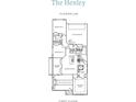 First floor plan showcasing the Henley's spacious layout at 519 Godfrey Dr, Cumming, GA 30040